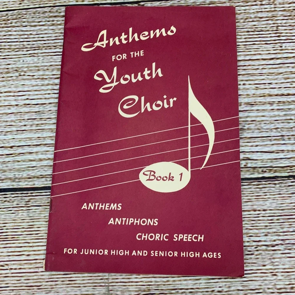 Anthems for the Youth‎ Choir Book 1 Vintage Music Score 1952